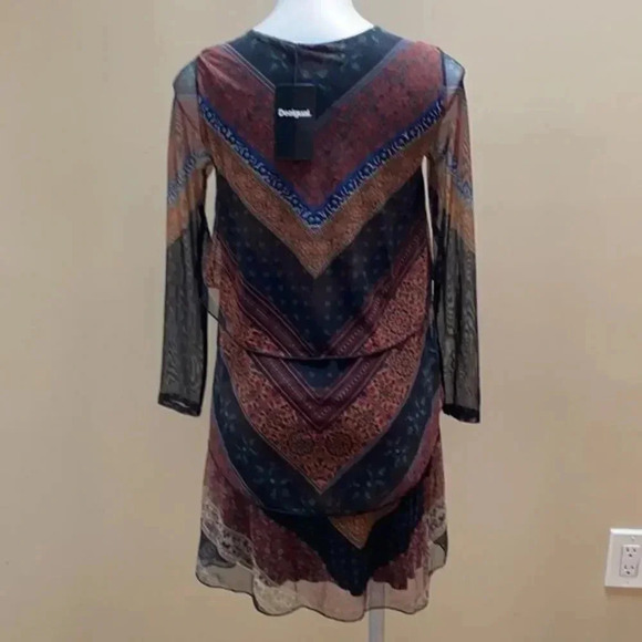 Desigual multicolor dress Vest Ocrida - Picture 7 of 9